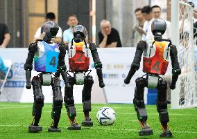 2025 Asia-Pacific Robot World Cup Qingdao International Invitational Football Tournament in Qingdao