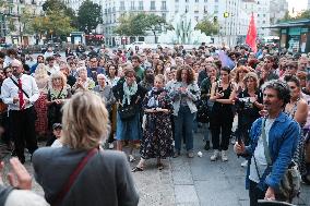 Paris Demonstration Preparations