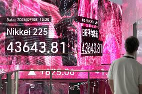 Nikkei stock index surges