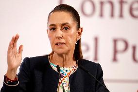 President Claudia Sheinbaum Holds Briefing - Mexico