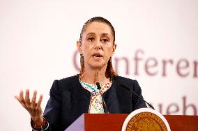 President Claudia Sheinbaum Holds Briefing - Mexico