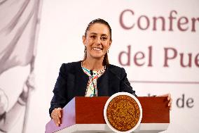 President Claudia Sheinbaum Holds Briefing - Mexico