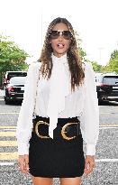 Alessandra Ambrosio visits MICAM - Milan