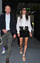 Alessandra Ambrosio visits MICAM - Milan