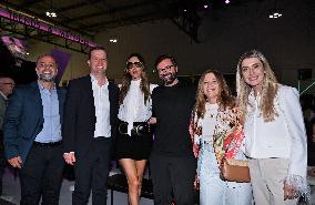 Alessandra Ambrosio visits MICAM - Milan