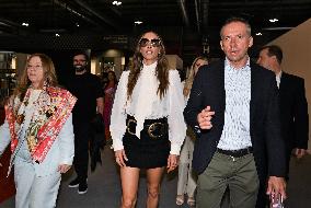 Alessandra Ambrosio visits MICAM - Milan