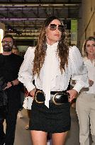 Alessandra Ambrosio visits MICAM - Milan