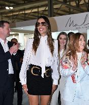 Alessandra Ambrosio visits MICAM - Milan
