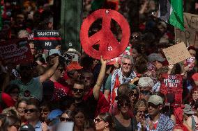 Pro Palestinian Protest - Brussels