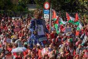 Pro Palestinian Protest - Brussels