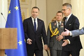 President of Poland Karol Nawrocki in Finland