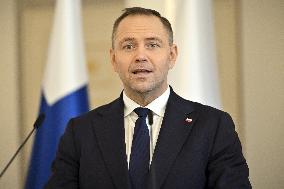 President of Poland Karol Nawrocki in Finland