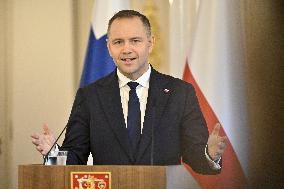 President of Poland Karol Nawrocki in Finland