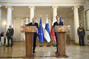 President of Poland Karol Nawrocki in Finland