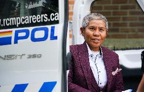 The so-called Queen of Canada Romana Didulo In Court In Swift Current - Canada