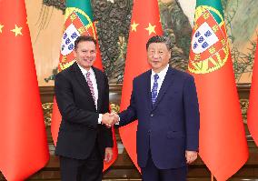 Xi Jinping Meets Portuguese PM - Beijing