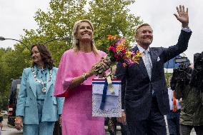 Royal Couple Visits Lelystad - Netherlands