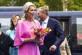 Royal Couple Visits Lelystad - Netherlands