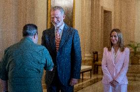 King Felipe VI At Royal Audience - Madrid