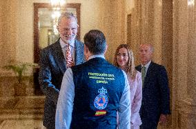 King Felipe VI At Royal Audience - Madrid