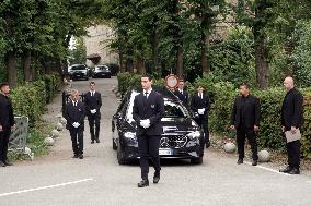 Giorgio Armani's Funeral Held Privately At The San Martino Church - Rivalta
