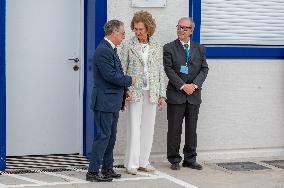 Queen Sofia Visits the Food Bank Association of Ceuta - Spain