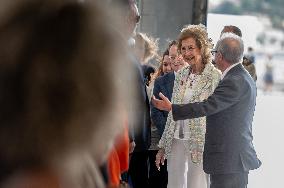 Queen Sofia Visits the Food Bank Association of Ceuta - Spain