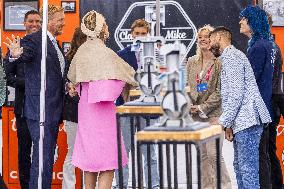 Royal Couple's Regional Visit To Flevoland - Netherlands