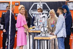 Royal Couple's Regional Visit To Flevoland - Netherlands