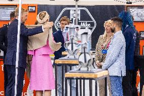 Royal Couple's Regional Visit To Flevoland - Netherlands