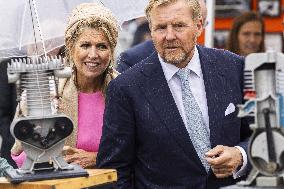 Royal Couple's Regional Visit To Flevoland - Netherlands