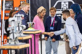 Royal Couple's Regional Visit To Flevoland - Netherlands