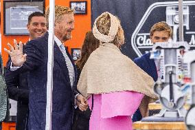 Royal Couple's Regional Visit To Flevoland - Netherlands