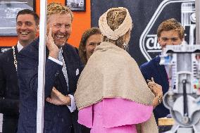 Royal Couple's Regional Visit To Flevoland - Netherlands