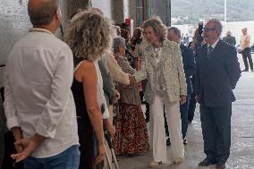 Queen Sofia Visits the Food Bank Association of Ceuta - Spain