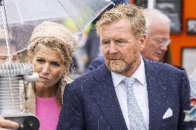 Royal Couple's Regional Visit To Flevoland - Netherlands