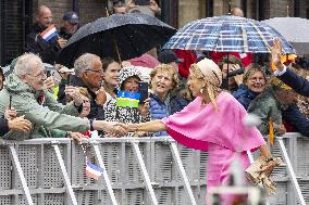 Royal Couple's Regional Visit To Flevoland - Netherlands