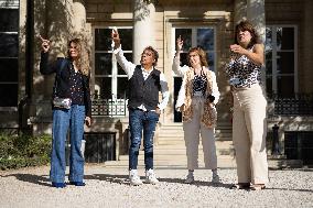 Laurent Voulzy visits the National Assembly - Paris