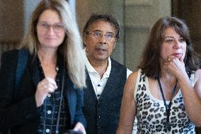 Laurent Voulzy visits the National Assembly - Paris