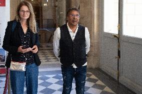 Laurent Voulzy visits the National Assembly - Paris