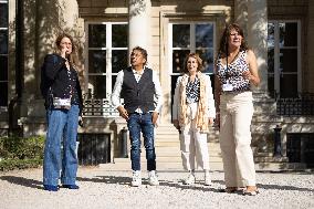 Laurent Voulzy visits the National Assembly - Paris