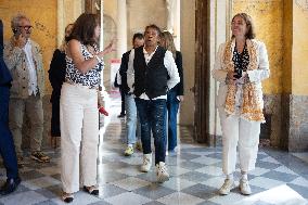 Laurent Voulzy visits the National Assembly - Paris