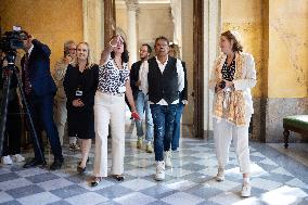 Laurent Voulzy visits the National Assembly - Paris
