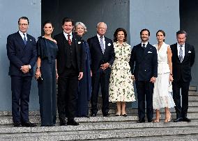 SWEDISH ROYALS AT CONCERT