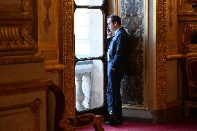 French Minister for the Armed Forces Sebastien Lecornu at the Senate - Paris