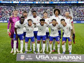 Football: Friendly between Japan and U.S.