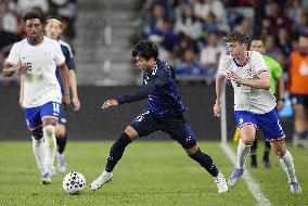 Football: Friendly between Japan and U.S.