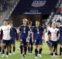 Football: Friendly between Japan and U.S.