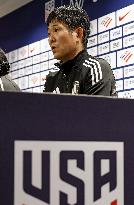 Football: Friendly between Japan and U.S.