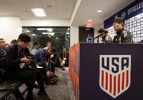 Football: Friendly between Japan and U.S.